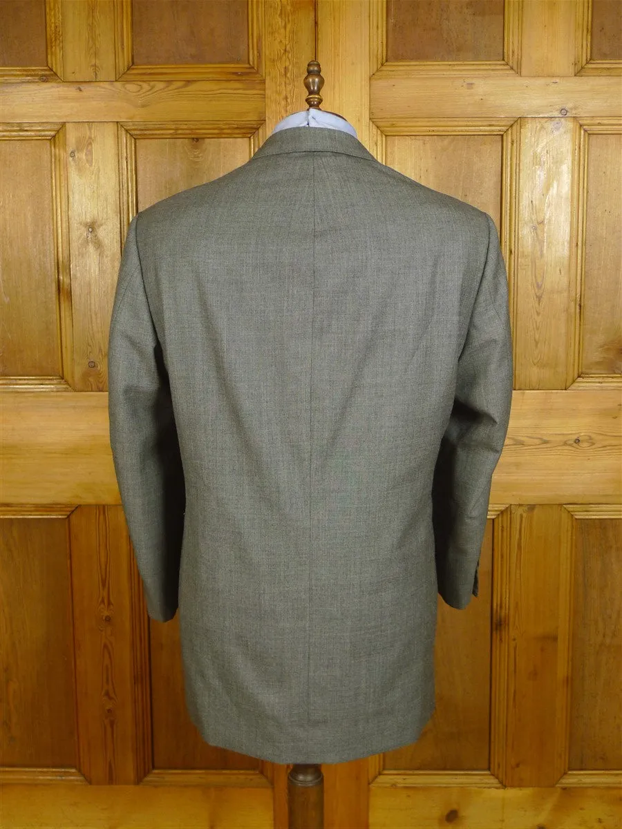 080824/015 welsh & jefferies 2008 savile row bespoke grey pick weave worsted suit 50 regular