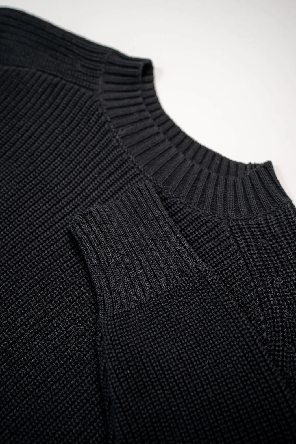 3sixteen Cotton Crewneck Sweater - Black