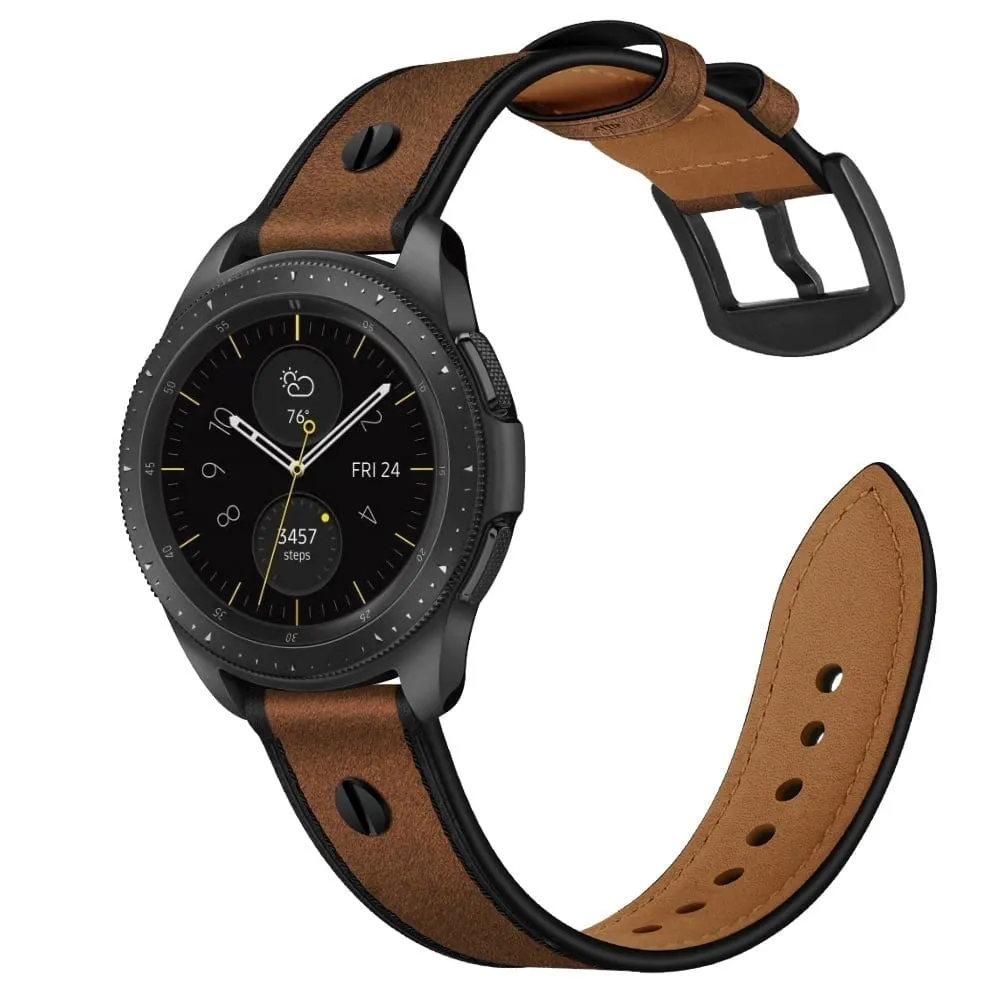 Amazfit GTR 2 Leather Strap with Screw (Dark Brown)