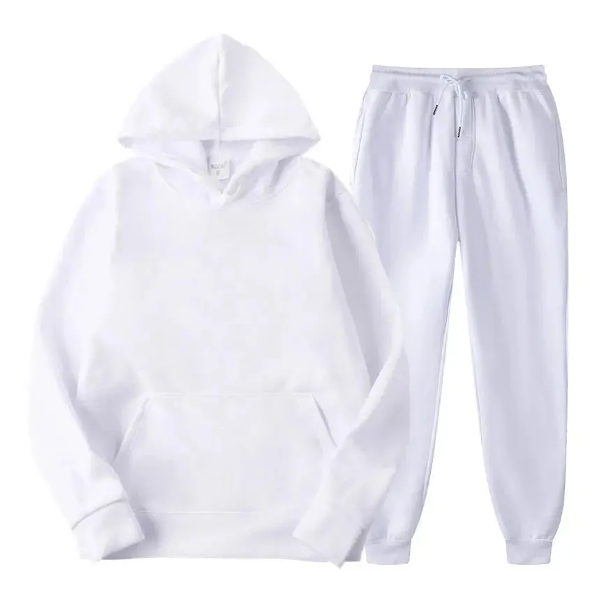 Autumn  Winter Fashion Brand Men Tracksuit New Men's Hoodies   Sweatpants Two Piece