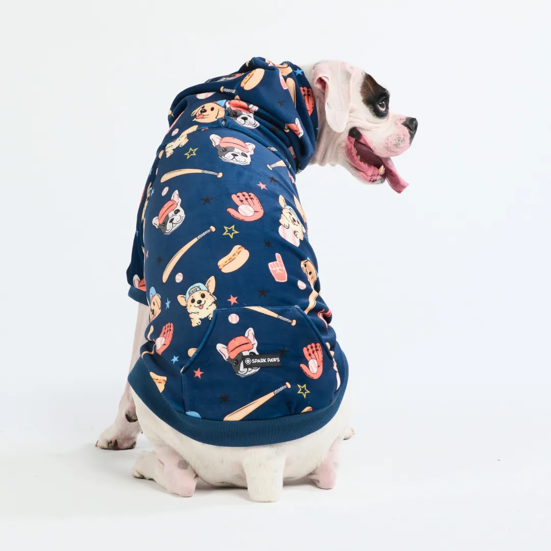 Baseball Dog Hoodie