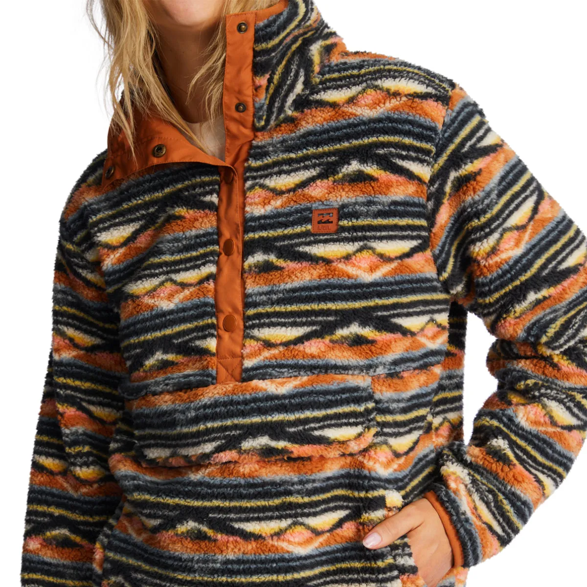 Billabong Women's A/Div Switchback Mock Neck Pullover Sweatshirt