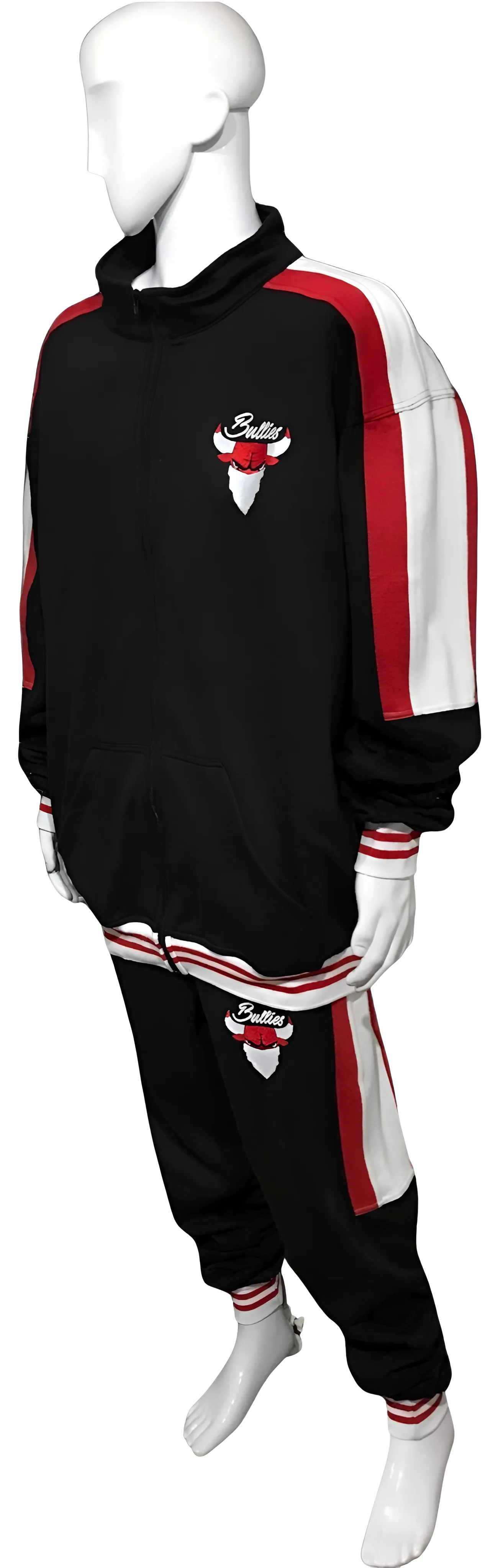 ^CHI-TOWN BULLIES^ LUXURY TRACK SUITS (CUT & SEW) (EMBROIDERED LOGOS)