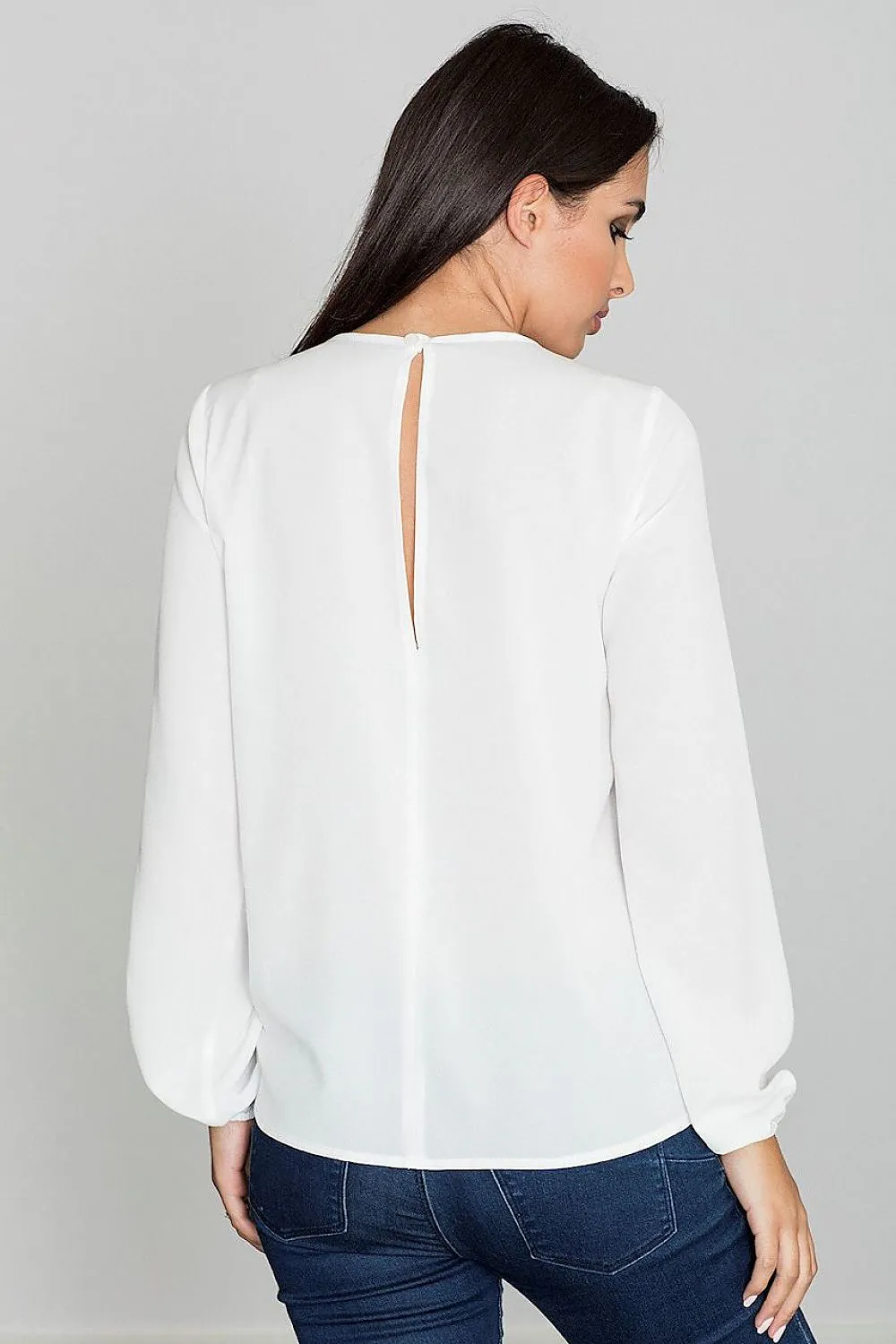 Chic Neckline Blouse