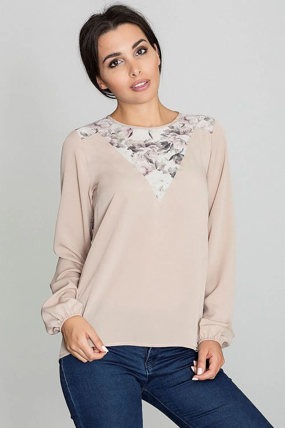 Chic Neckline Blouse