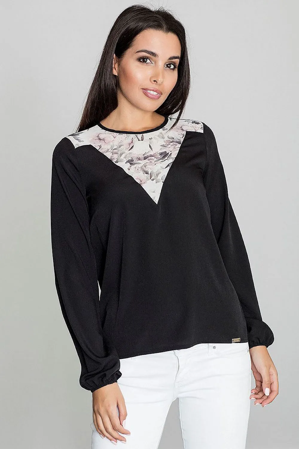 Chic Neckline Blouse