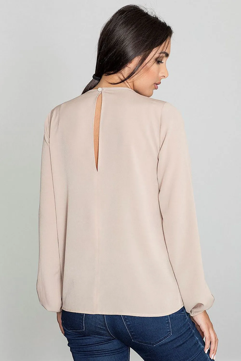 Chic Neckline Blouse