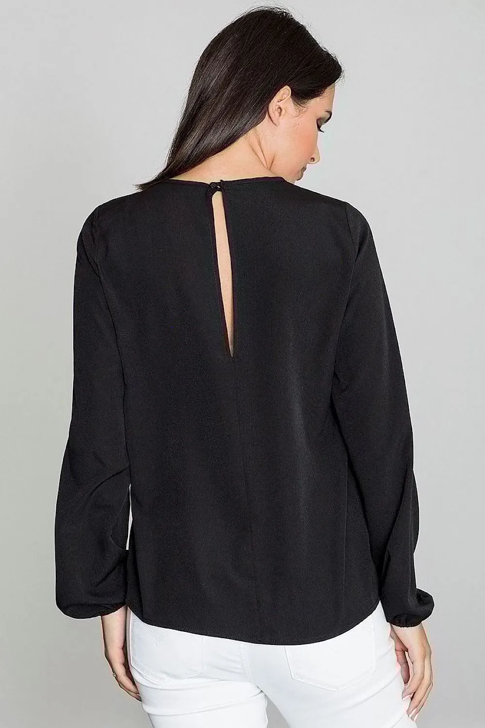 Chic Neckline Blouse