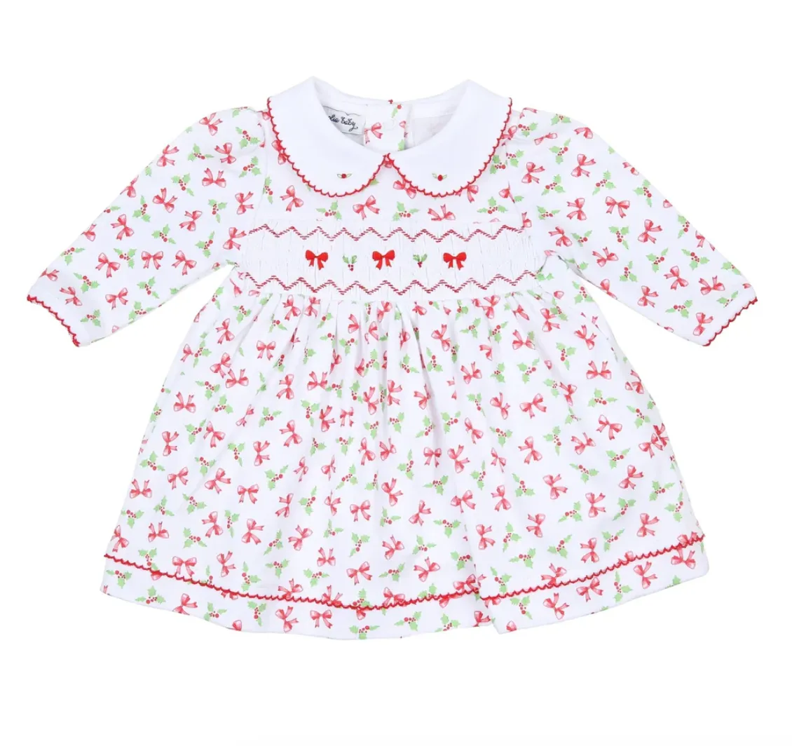 Chloe's Classics Smocked L/S Dress