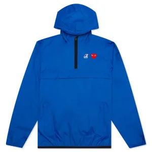 Comme Des Garcons PLAY x K-Way Le Vrai 3.0 Leon Jacket - Blue