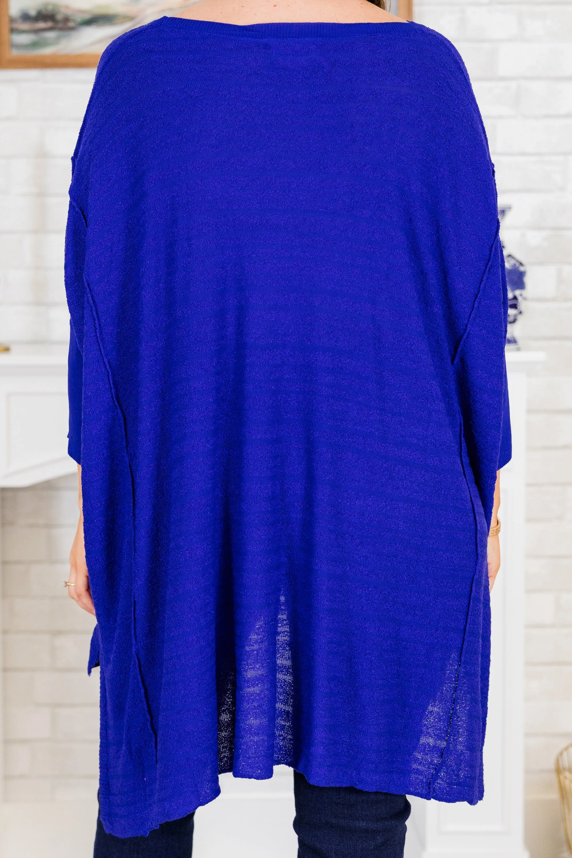 Cozy Cues Top, Royal