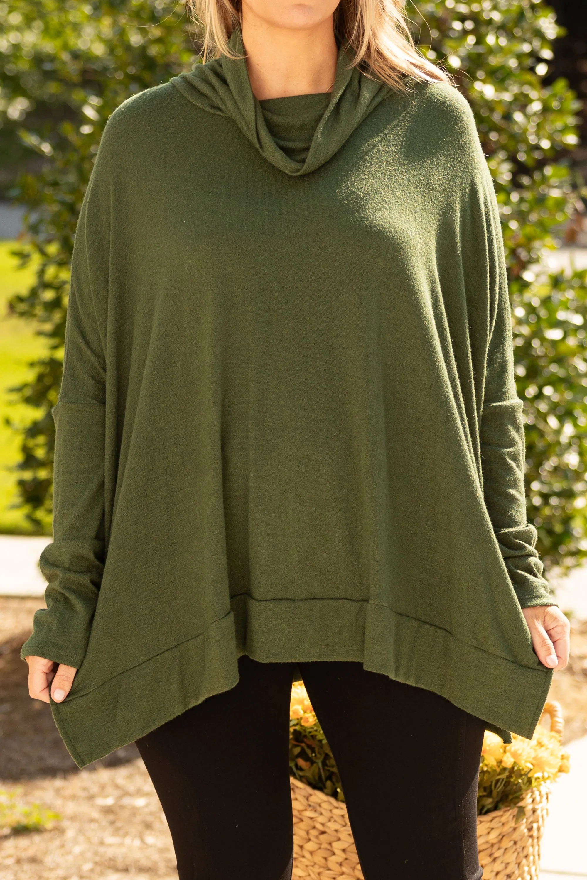 Cozy Dreams Top, Olive