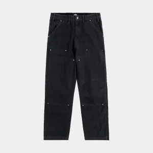 Double Front Duck Mens Pants (Black)