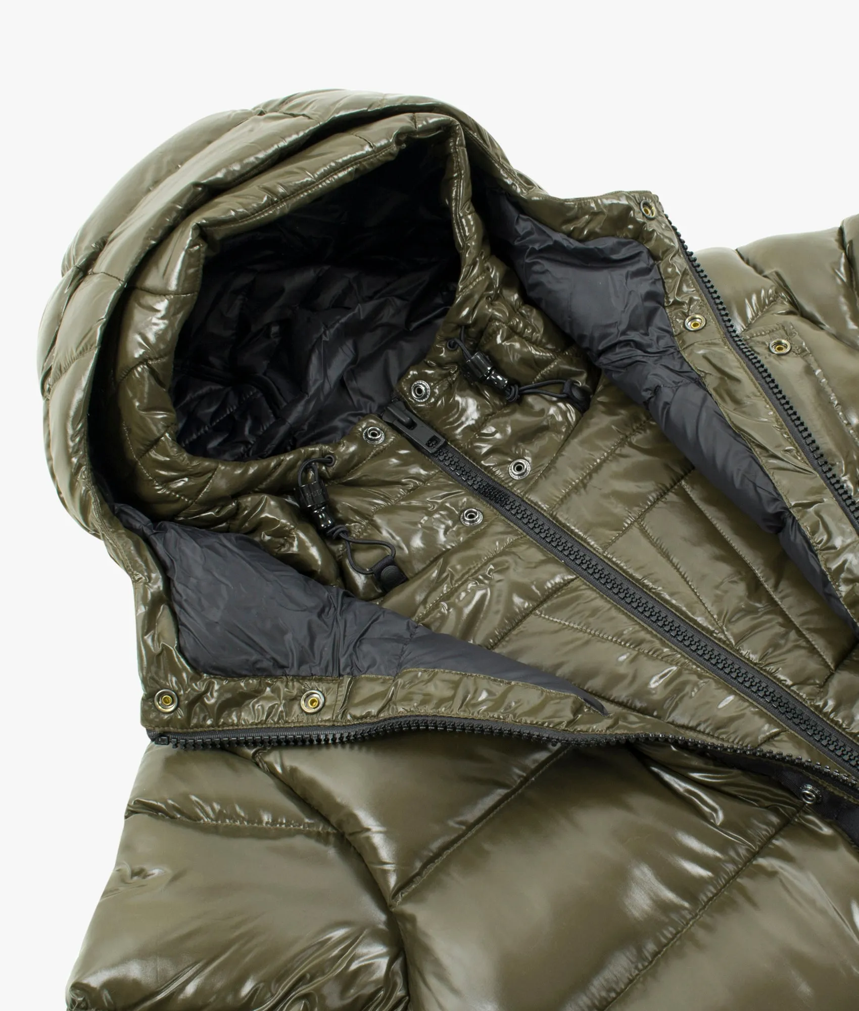 Double-Hooded Down Jacket