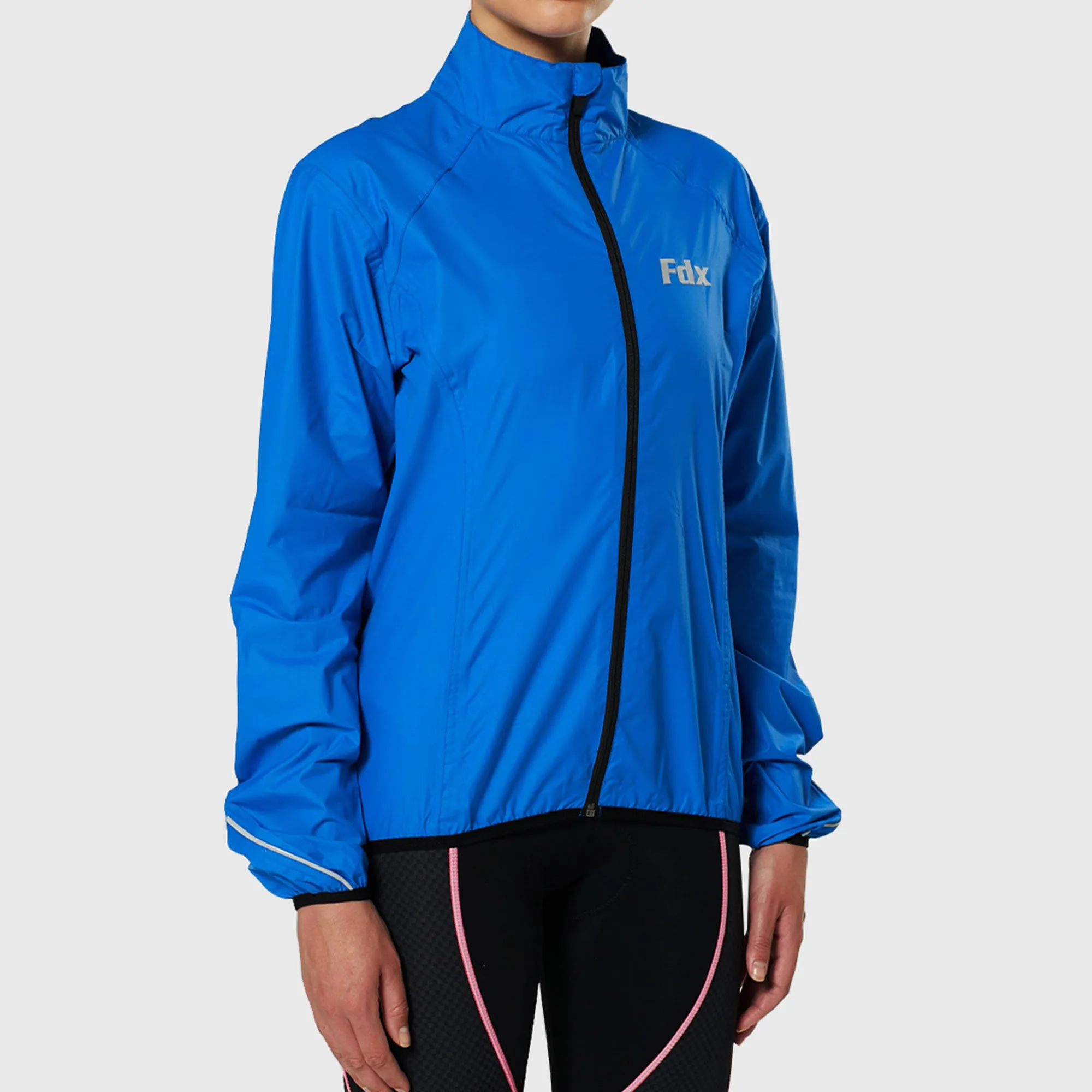 Fdx J20 Blue Women's & Girl's Windproof & Waterproof Cycling Jacket