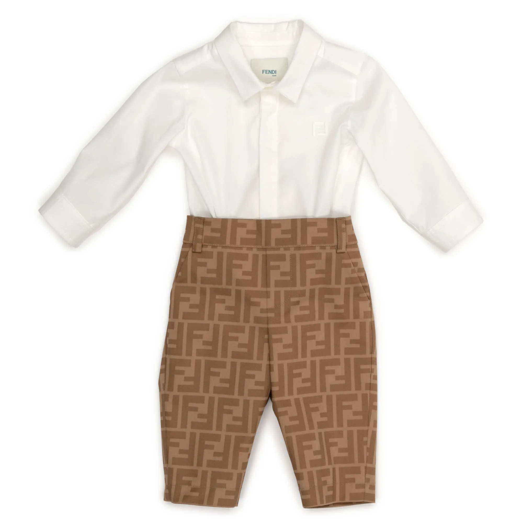 Fendi Baby Boys Ceremony One-Piece Suit