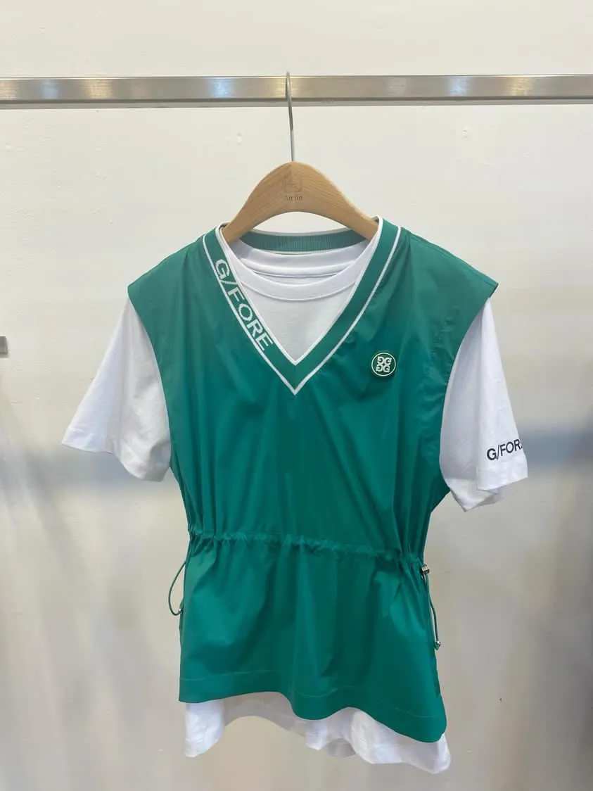 Green golf vest