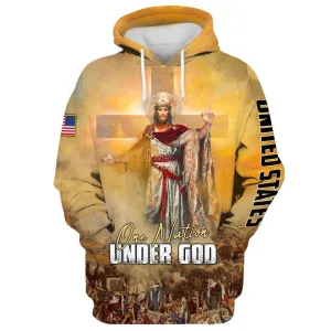 King Jesus Hoodie - Men & Women Christian Hoodie - 3D Printed Hoodie