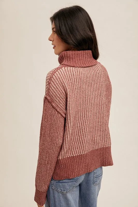 Kori Two Tone Chenille Sweater