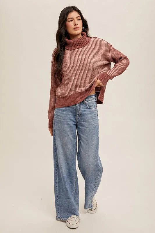 Kori Two Tone Chenille Sweater