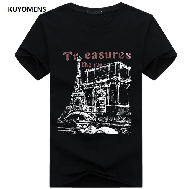 KUYOMENS Men t-shirt Plus Size Tee Shirt Homme Summer Short Sleeve Casual Men's T Shirts Male TShirts Camiseta 3D T shirt Homme