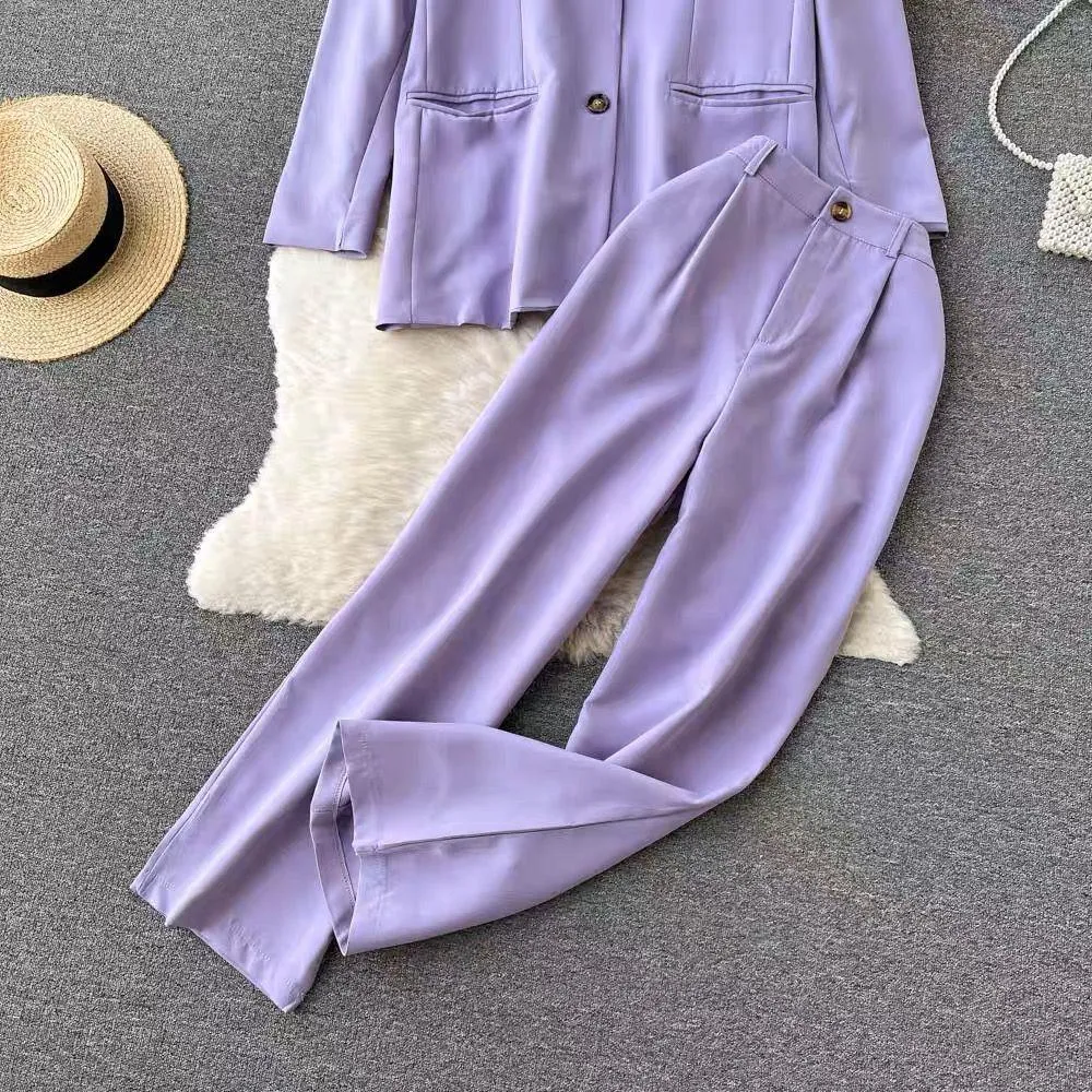 Lilac Statement Suit Set