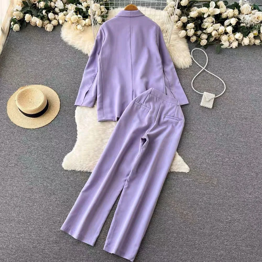 Lilac Statement Suit Set