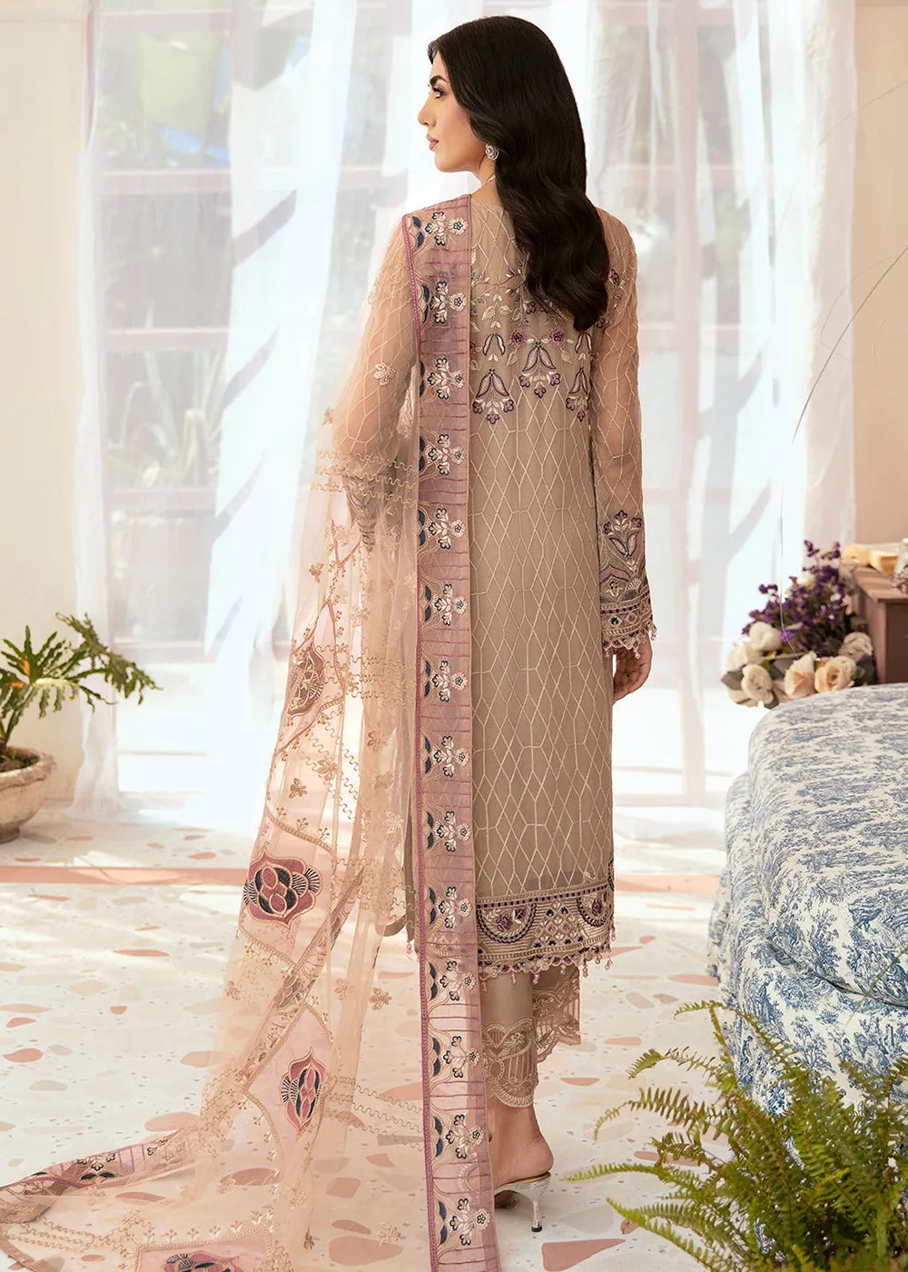 Luxury Chiffon Collection 2024 by Ramsha | F-2611