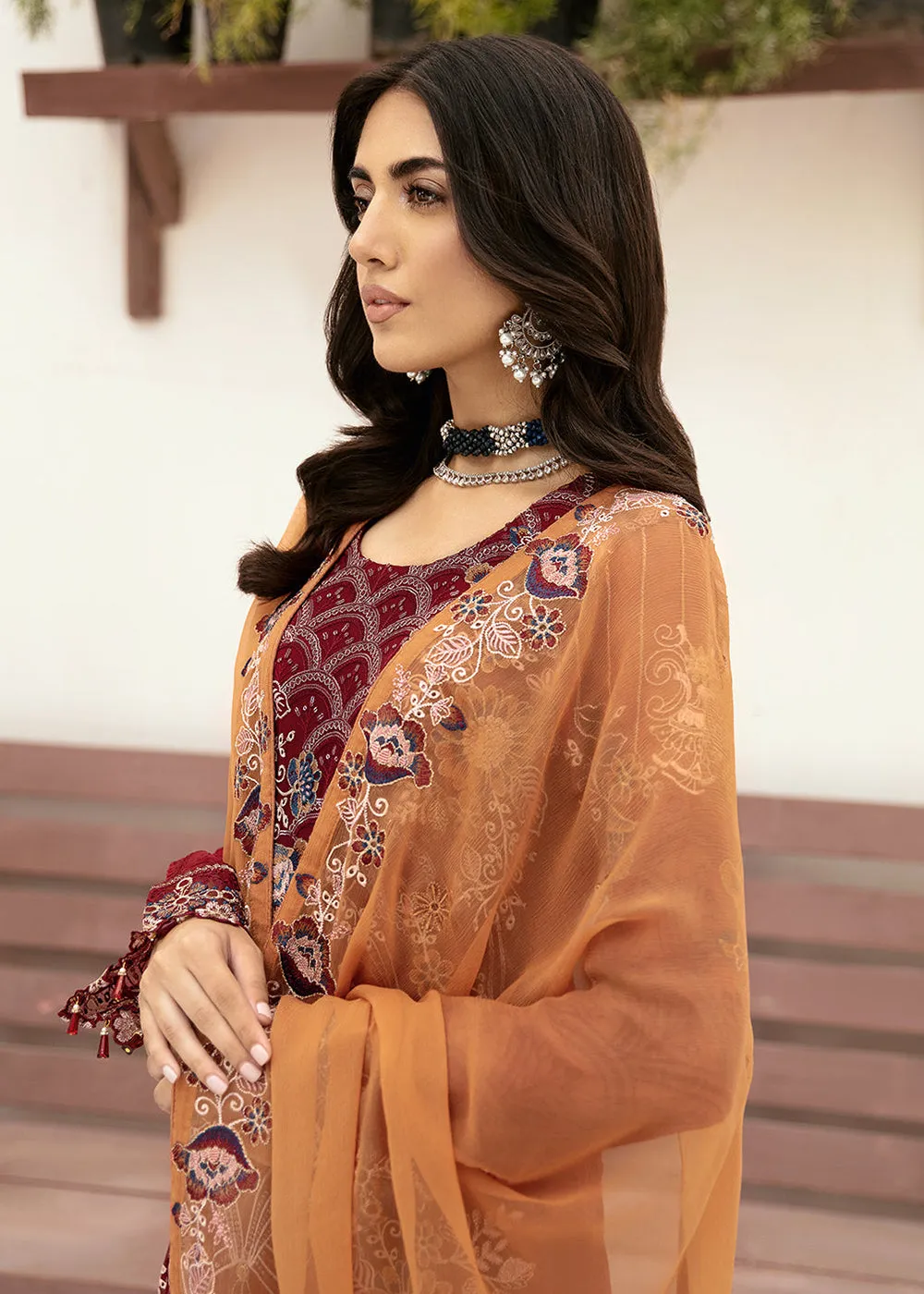 Luxury Chiffon Collection 2024 by Ramsha | F-2612