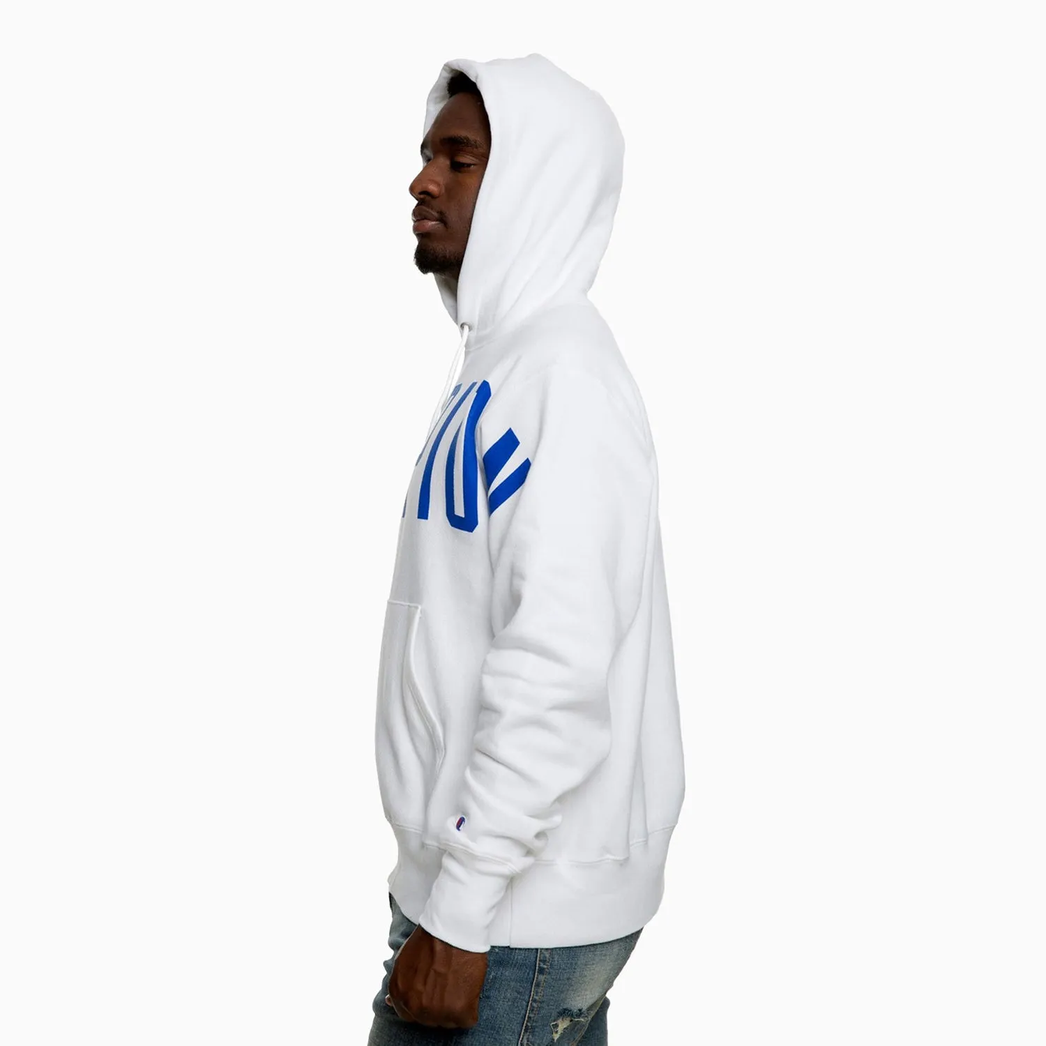 Men's Reverse Weave Pull Over Hoodie