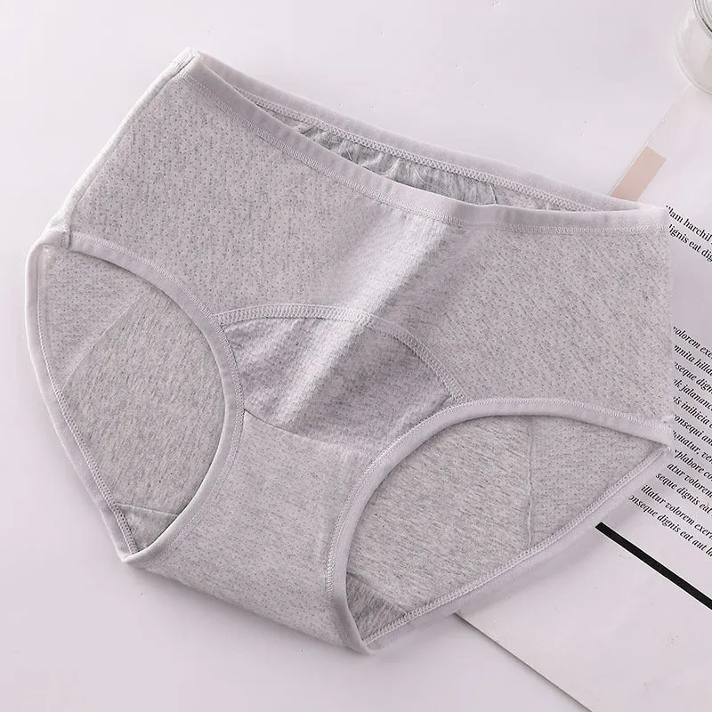 Menstrual Period Leak-Proof Big Aunt Pants Sanitary Cotton Antibacterial Breathable