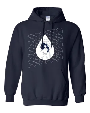 Morton Salt Raindrop (Navy) / Hoodie