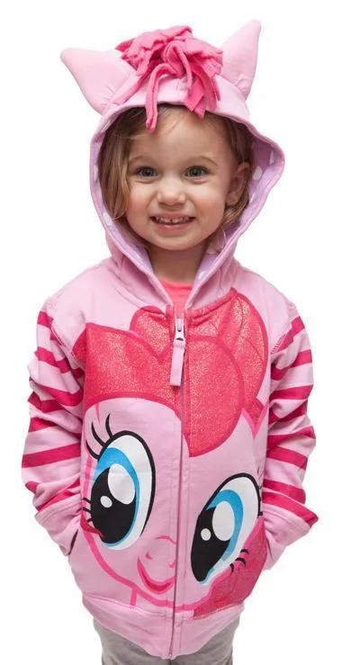 My Little Pony Cartoon Zipper Hoodie Sweatshirt Coat Jacket