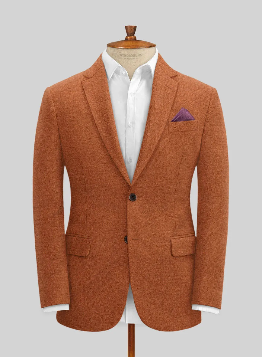 Naples Maitai Orange Tweed Suit