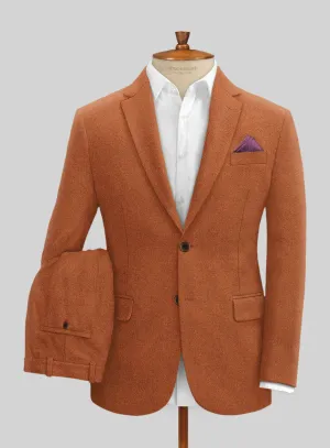 Naples Maitai Orange Tweed Suit