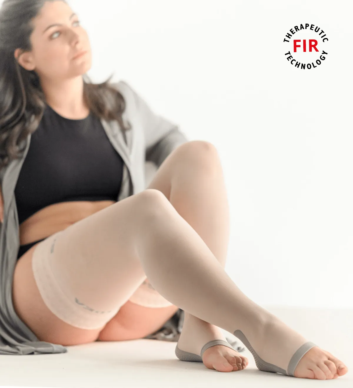 Night Wellness 70 Opaque Thigh-Highs 12/15 mmHg