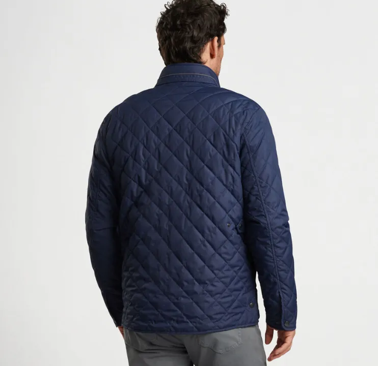 PETER MILLAR SUFFOLK QUILTED JACKET NAVY