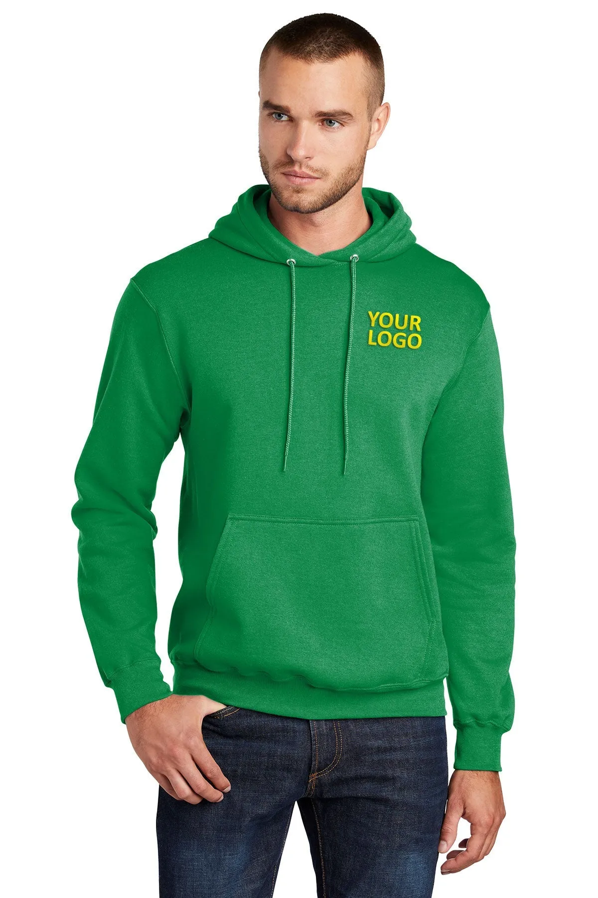 Port & Company Core Fleece Custom Hoodies, Kelly