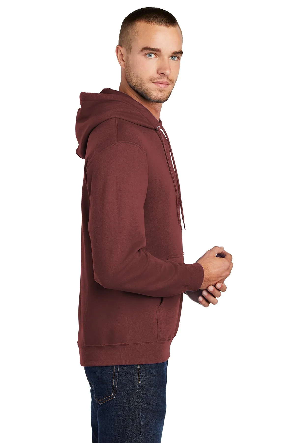 Port & Company Core Fleece Custom Hoodies, Maroon