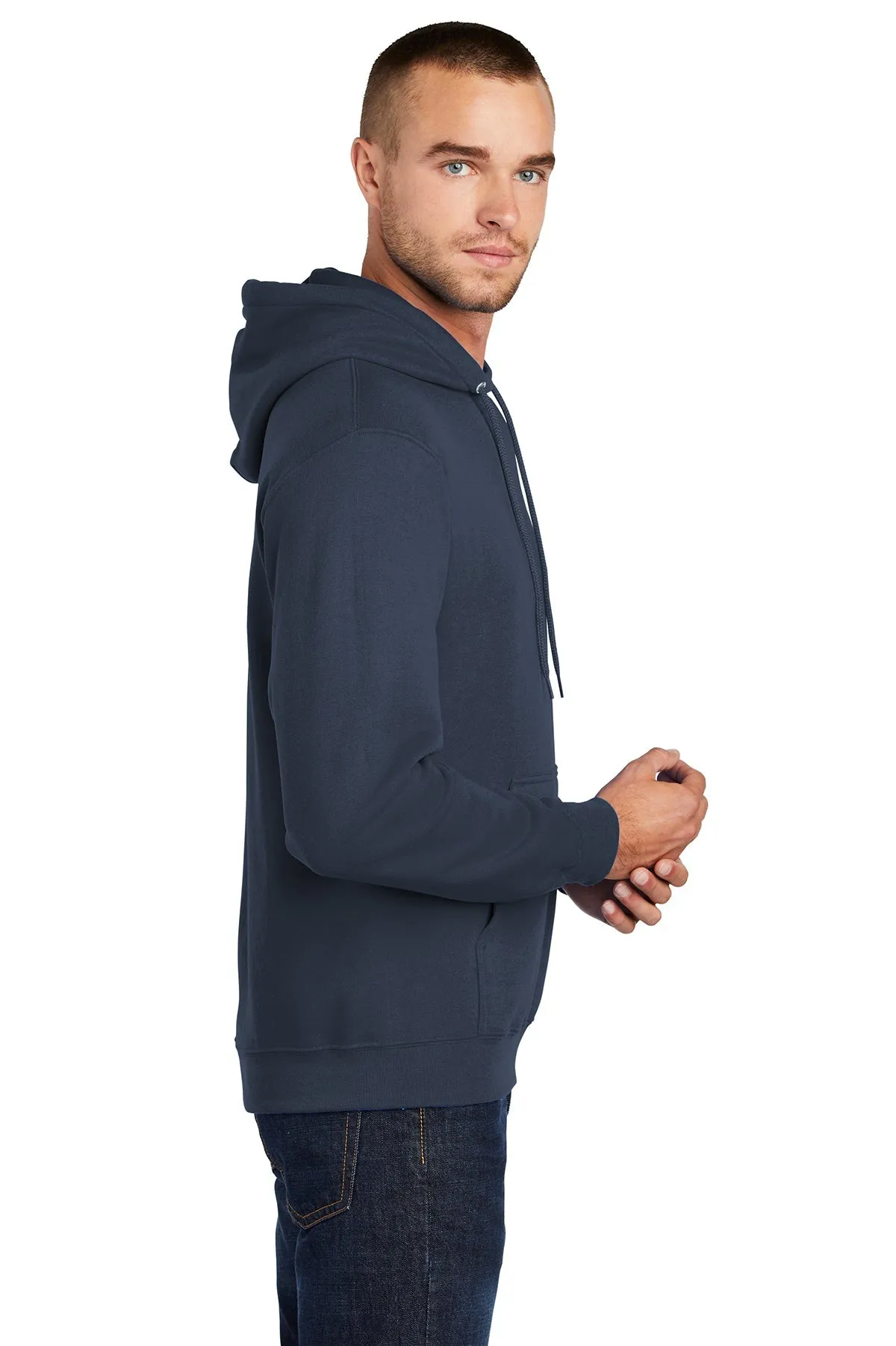 Port & Company Core Fleece Custom Hoodies, Navy