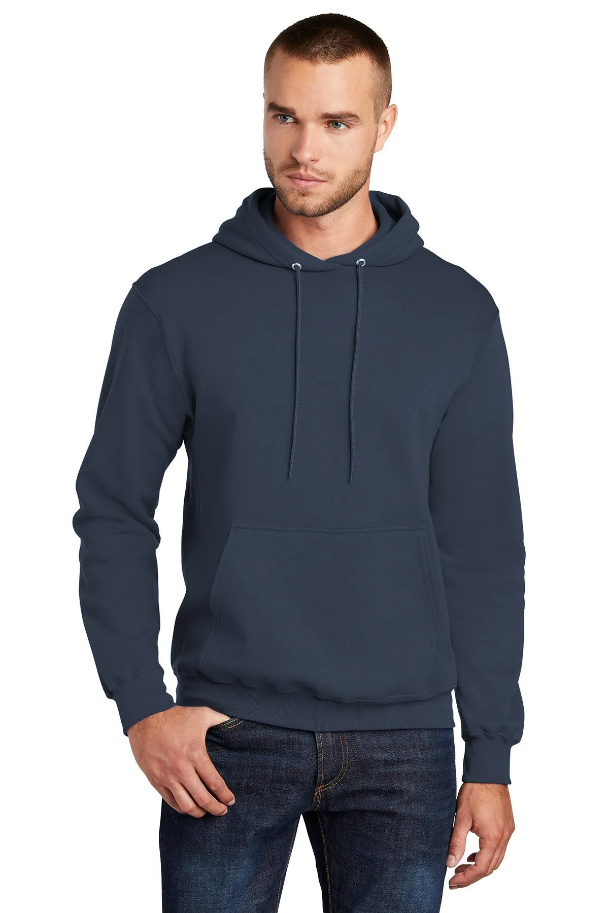 Port & Company Core Fleece Custom Hoodies, Navy