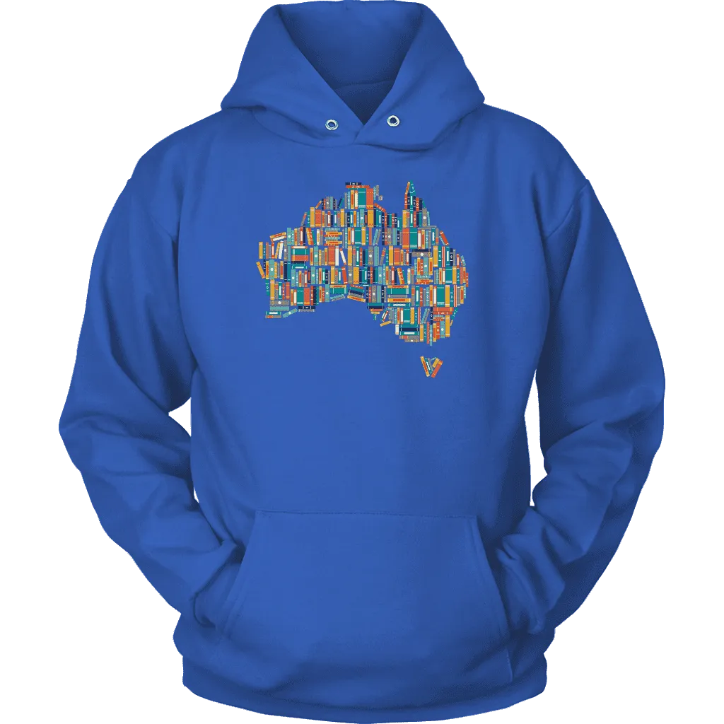 "Australia Bookish Map" Hoodie