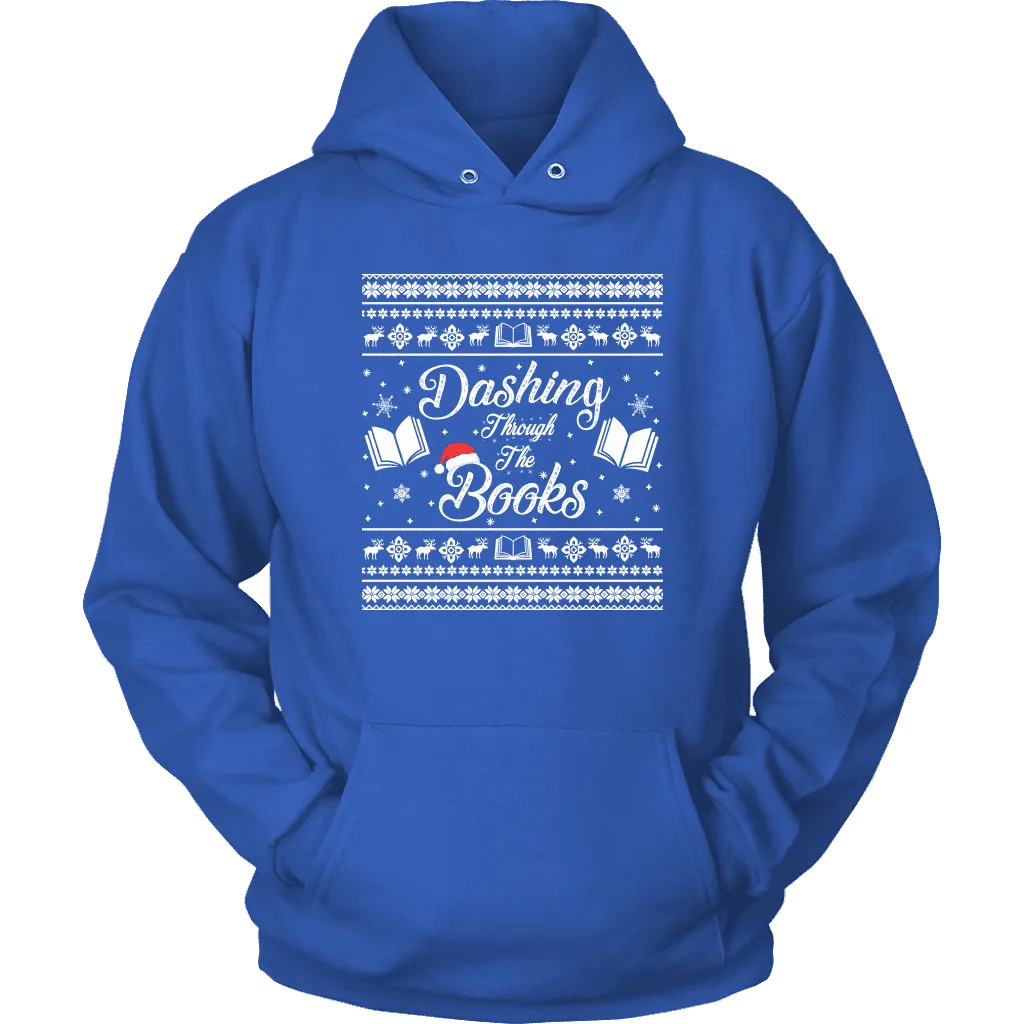 "Dashing Through The Books" Hoodie