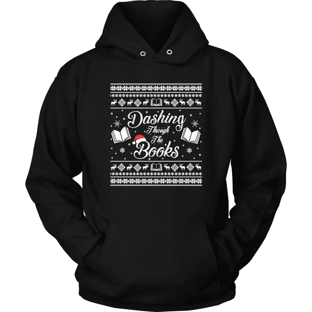 "Dashing Through The Books" Hoodie