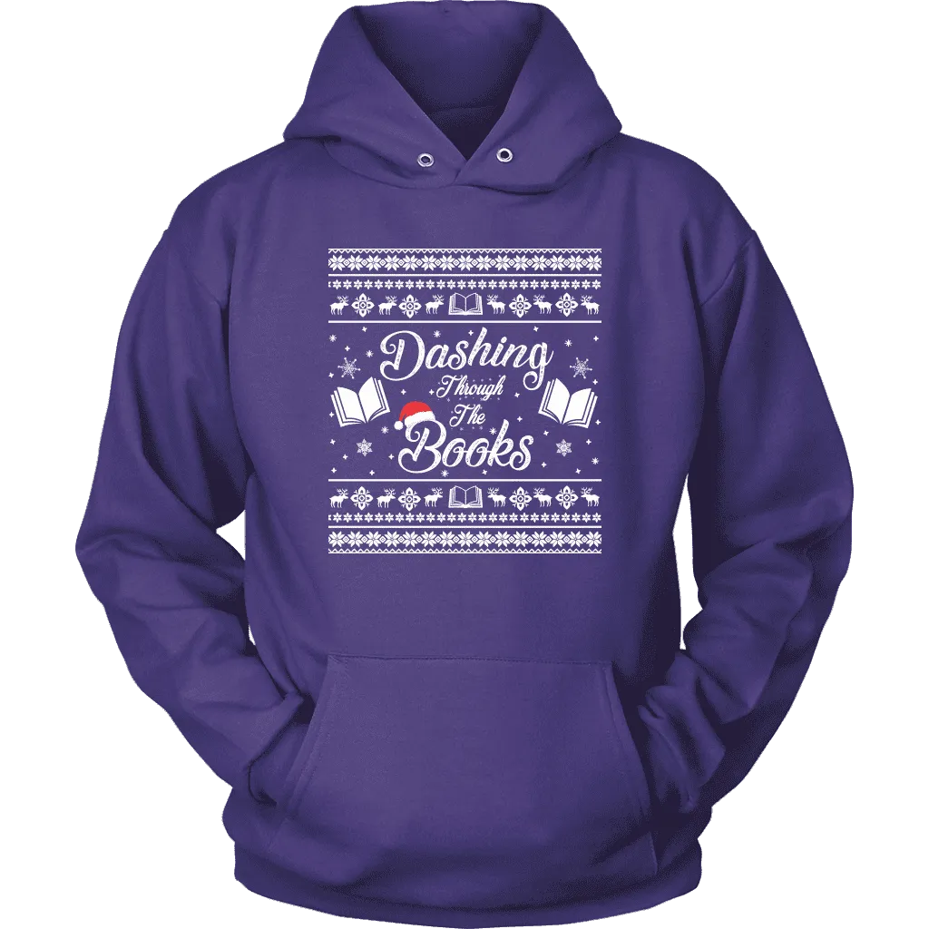 "Dashing Through The Books" Hoodie