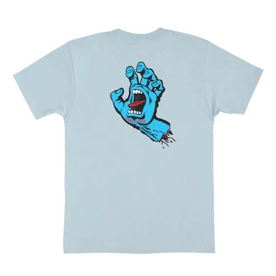 Santa Cruz Screaming Hand T-Shirt - Gogy Good Grey