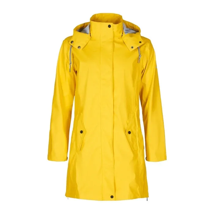 Sea Ranch Womens Brooke Solid Raincoat Yellow