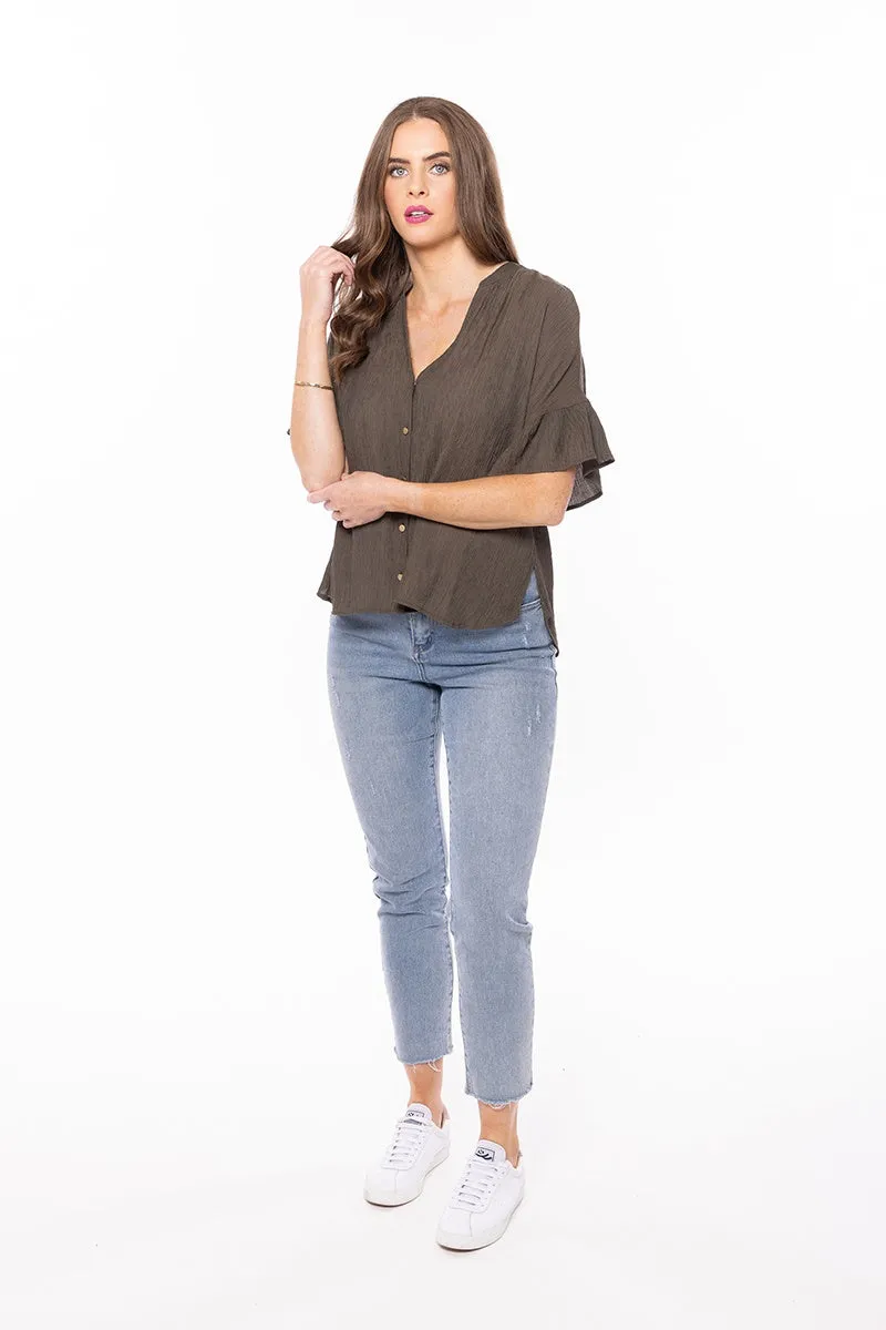 Seeking Lola - Riverstone Shirt - Khaki