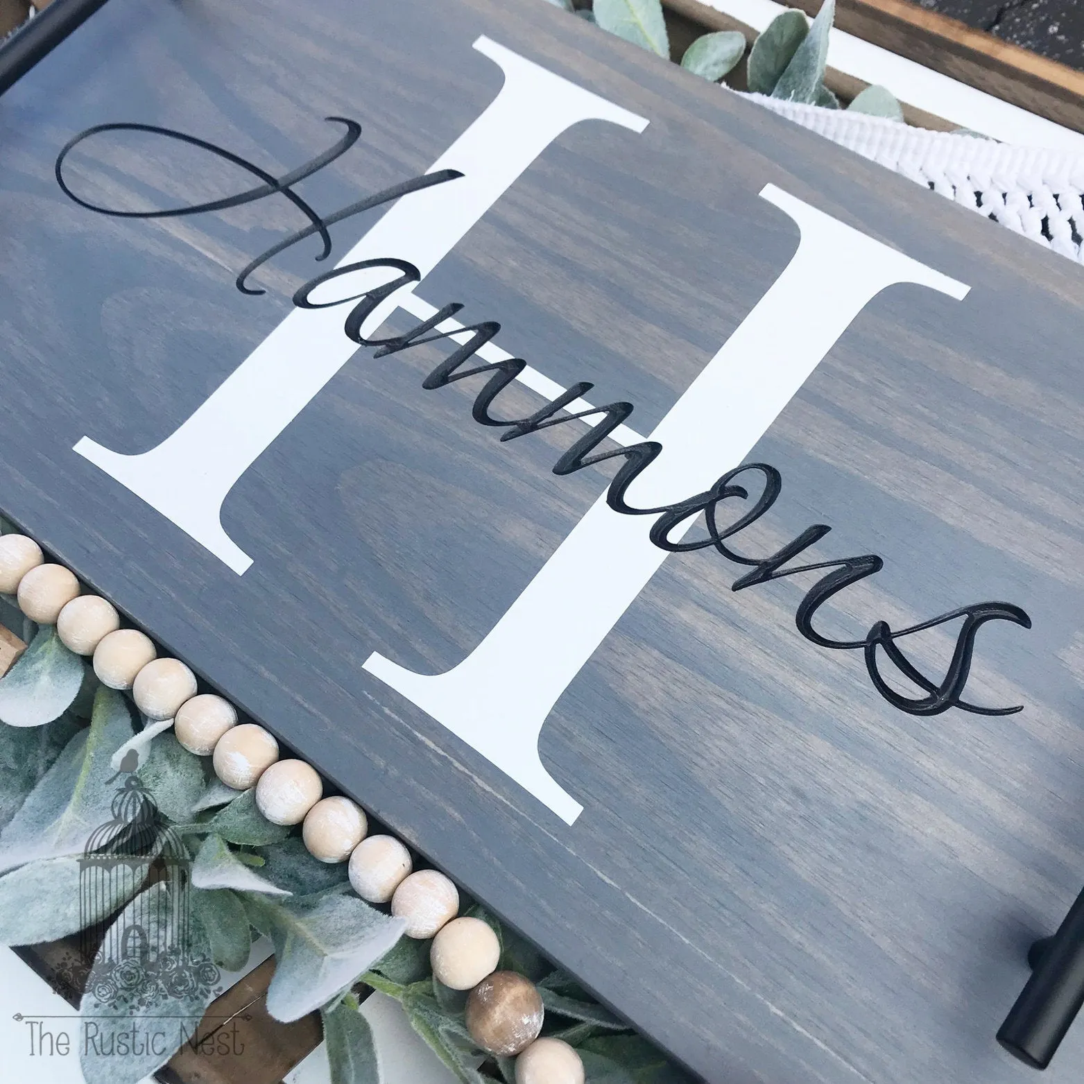 Serving Tray | Personalized Wood Serving Tray | Engraved Wood Serving Tray | Breakfast in Bed Tray | Personalized Tray | Wood Serving Tray