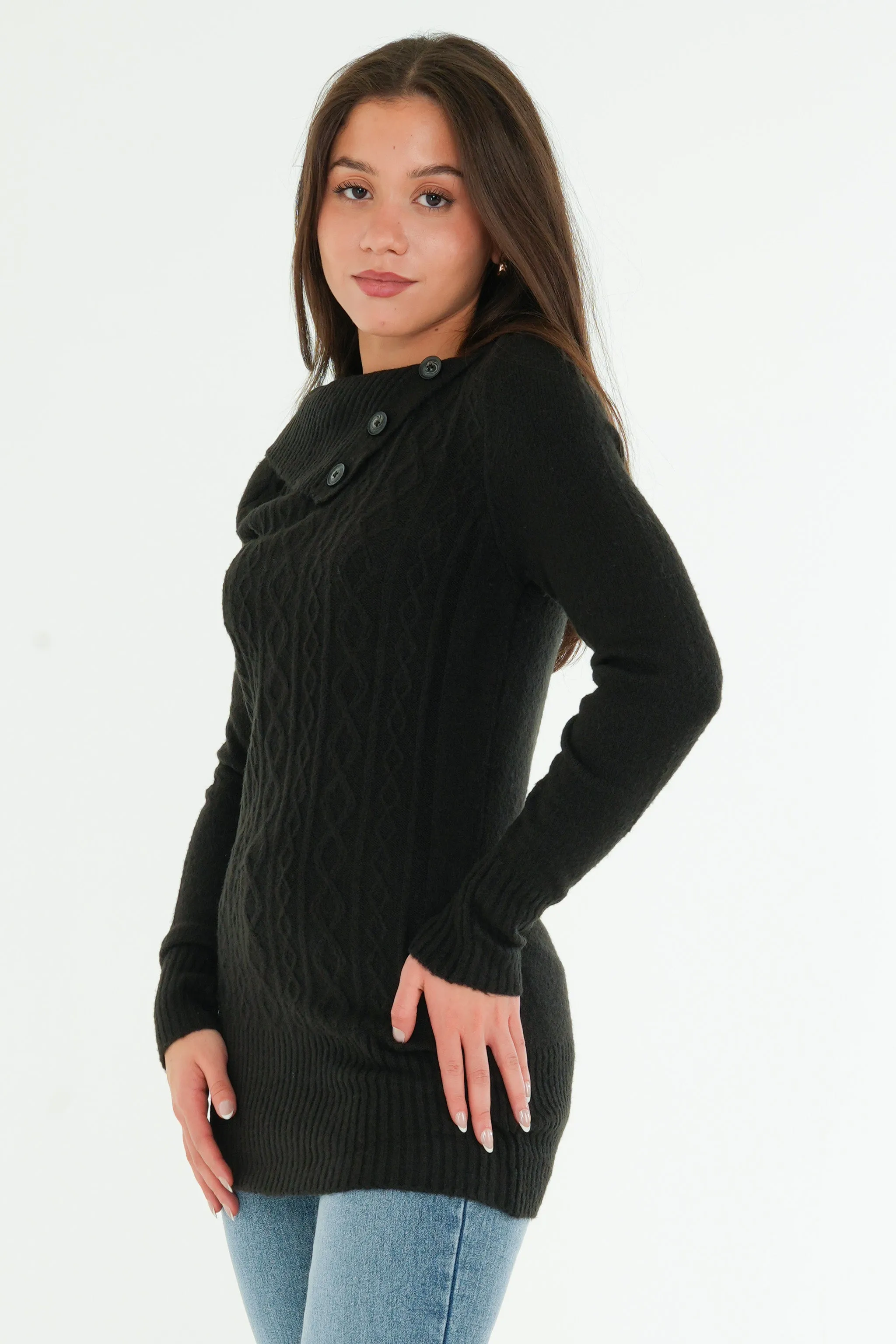 Split Neck Sweater